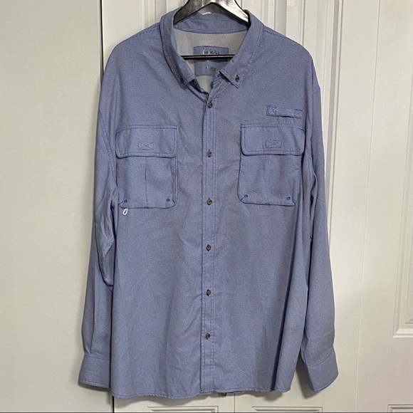 Men’s Cabela’s LS Button-Down Shirt w/UPF 30, 2XL - Picture 1 of 14